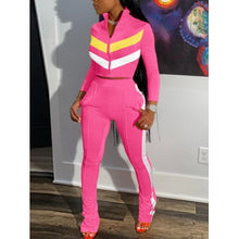 Load image into Gallery viewer, Pink Two-Piece Sportswear