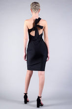 Load image into Gallery viewer, Sexy One Shoulder Bow BodyCon Mini Dress