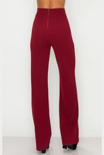 Load image into Gallery viewer, DOUBLE-BREASTED BUTTON FRONT HIGH WAIST PANTS