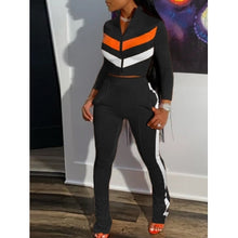 Load image into Gallery viewer, Black Two-Piece Sportswear
